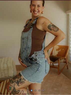 Mumsie Indi maternity overalls- new with tags.  Size s-m